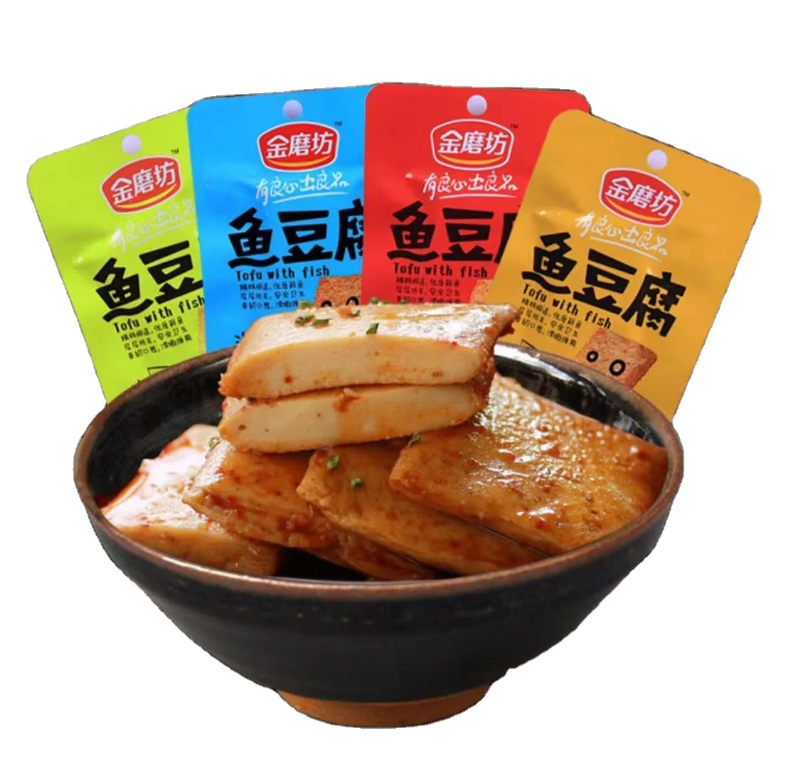 Wholesale Chinese spicy snacks fish tofu  spicy seafood snacks