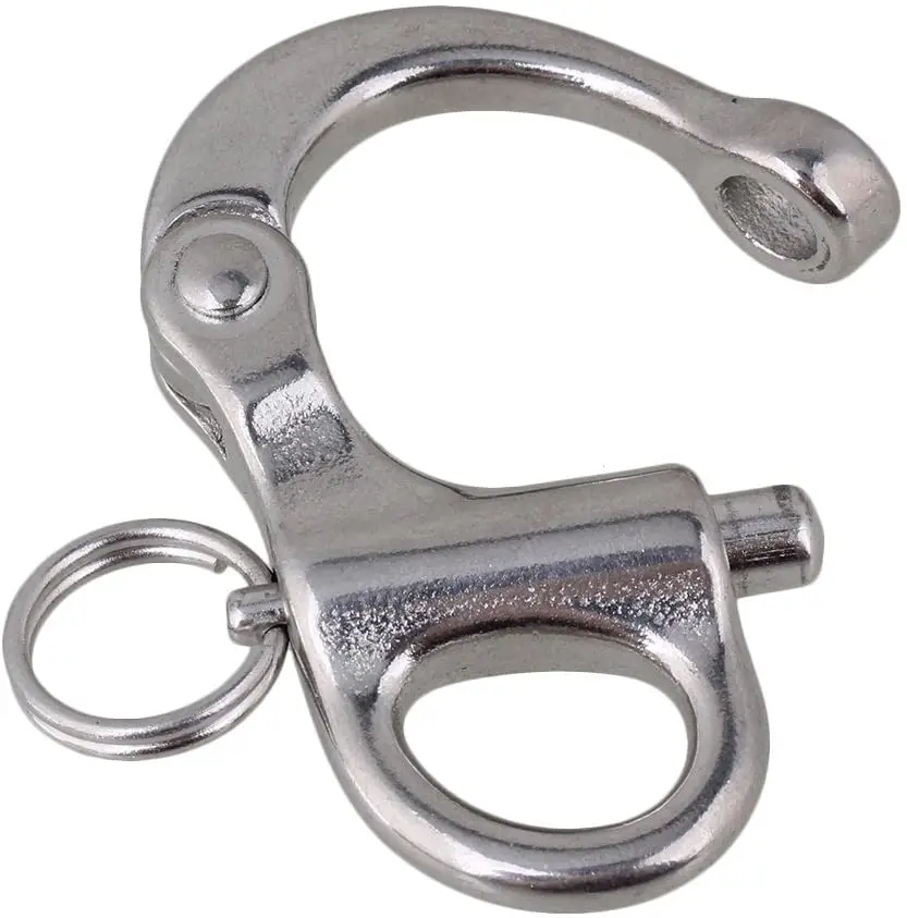Stainless Steel Eye Ring Fixed Snap Anchor Shackle Rigging Hardware