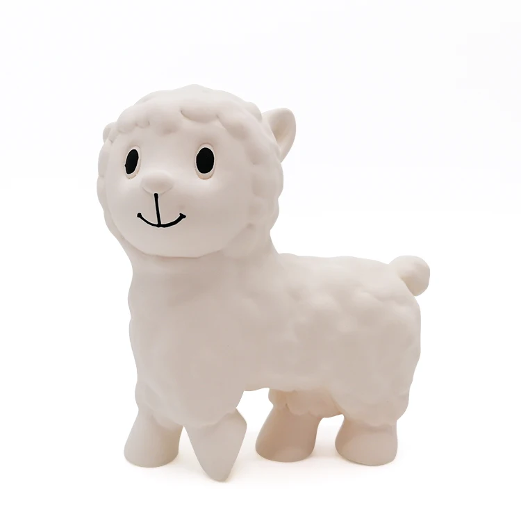 Manufacturer New Product Nontoxic Latex Sheep Chew Natural Latex Toys