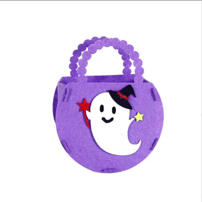 2022 Halloween Party Decorations Props Felt Bags For Kids Halloween Basket