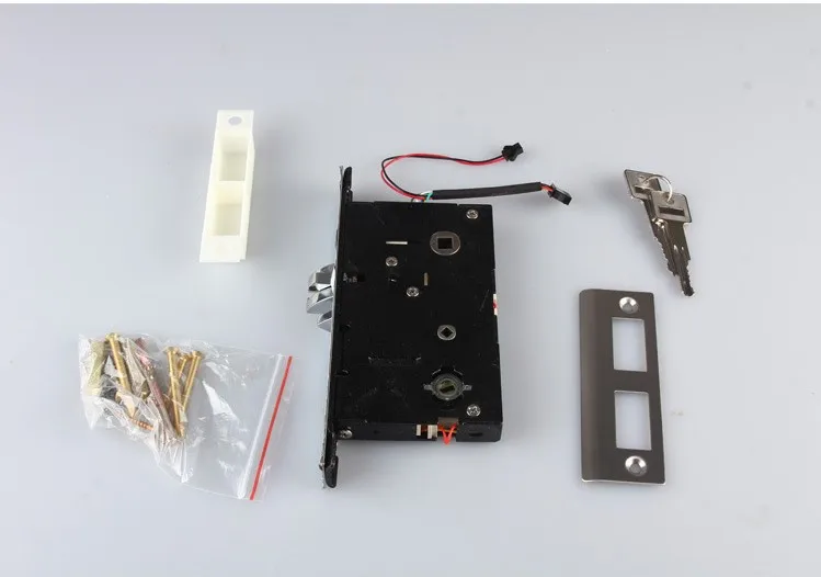 Silver color Free Software Electronic door hotel card lock with T5577 card