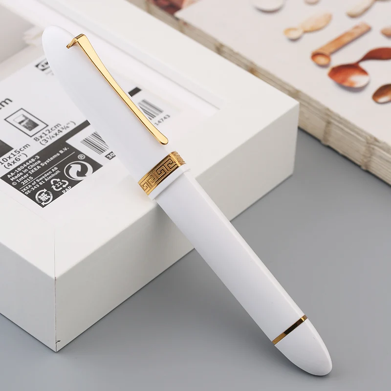 MAJOHN V60 triangular shaped upright piston fountain pen signature ballpoint pen anti rolling plug-in German made ballpoint core