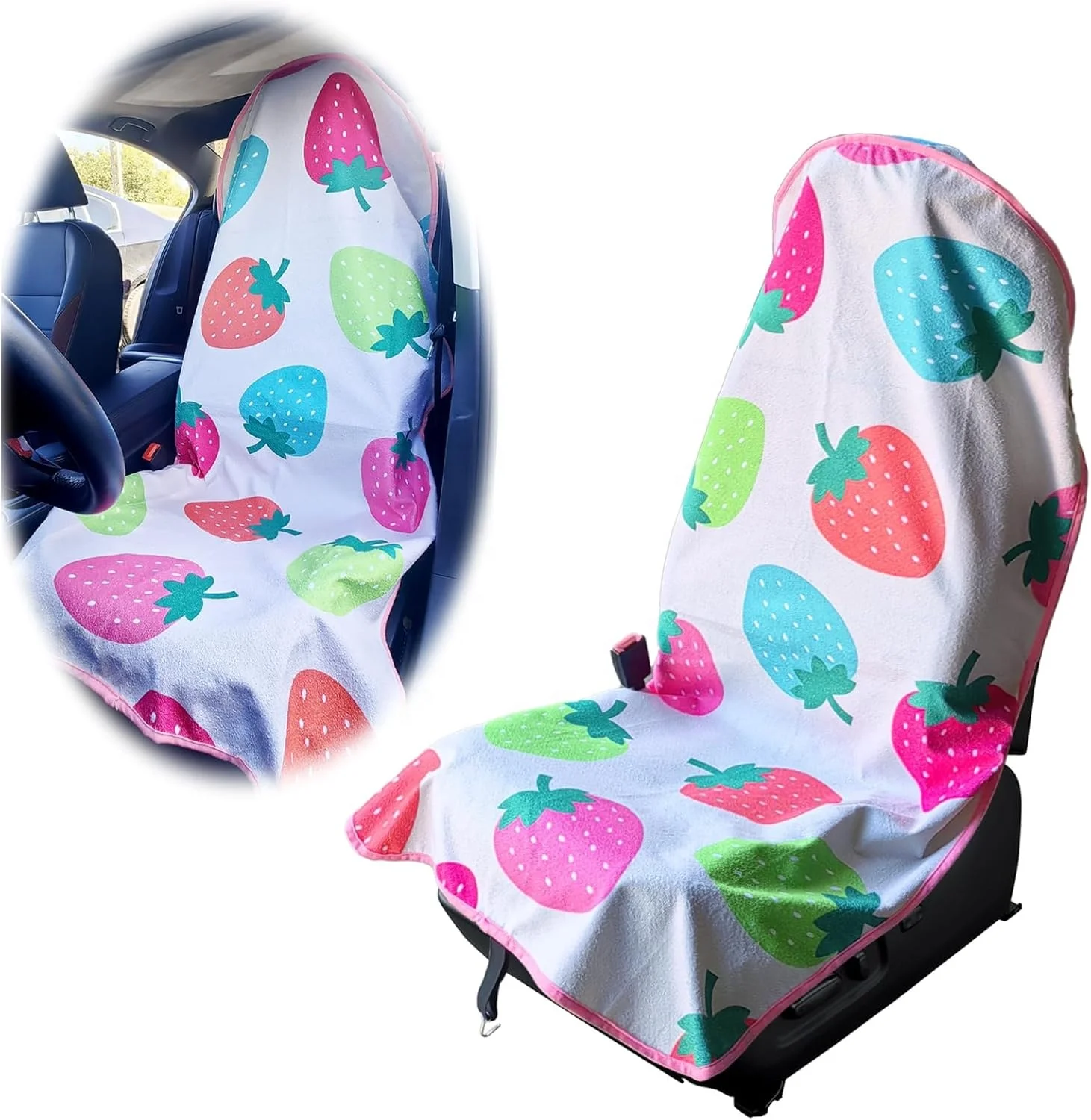Microfiber Car Sports Popular Seat Protector Non-slip Sweat Car Seat Cover Waterproof Front Towel Seat Cover