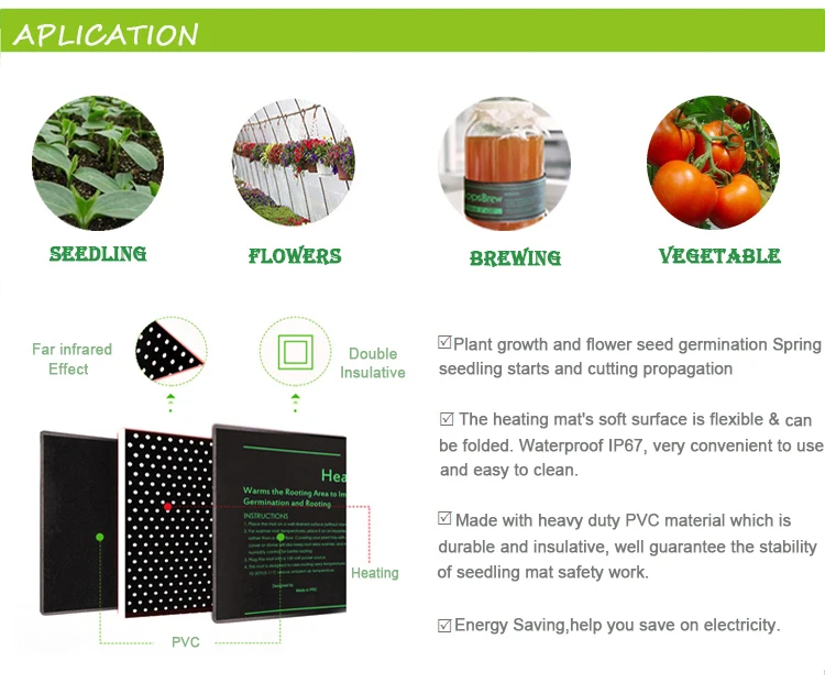 New Product Using a Germinate Seeds With Controller Seedling 10X2075 Upgrade Reptile Heat Mat