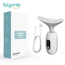 Hot products 2023 Neck Massage wrinkle removal Microcurrent Facial Massage Led Skin Tightening Device
