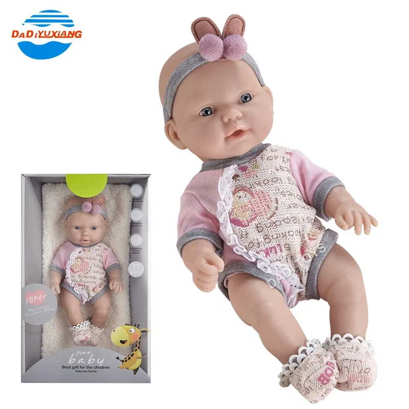 DADI OEM&ODM Best Selling 10INCH Vinyl Baby Doll Realistic Silicone Baby Doll