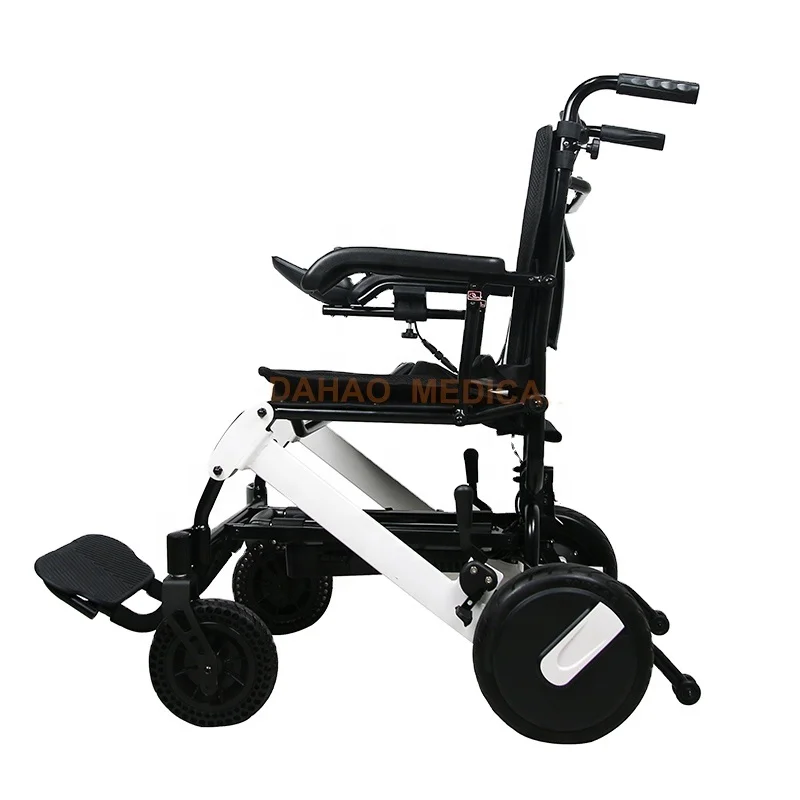 Lightweight Folding Electric Drive Brushless Motor Wheel Chair Medical Power Wheelchair With Lithium Battery