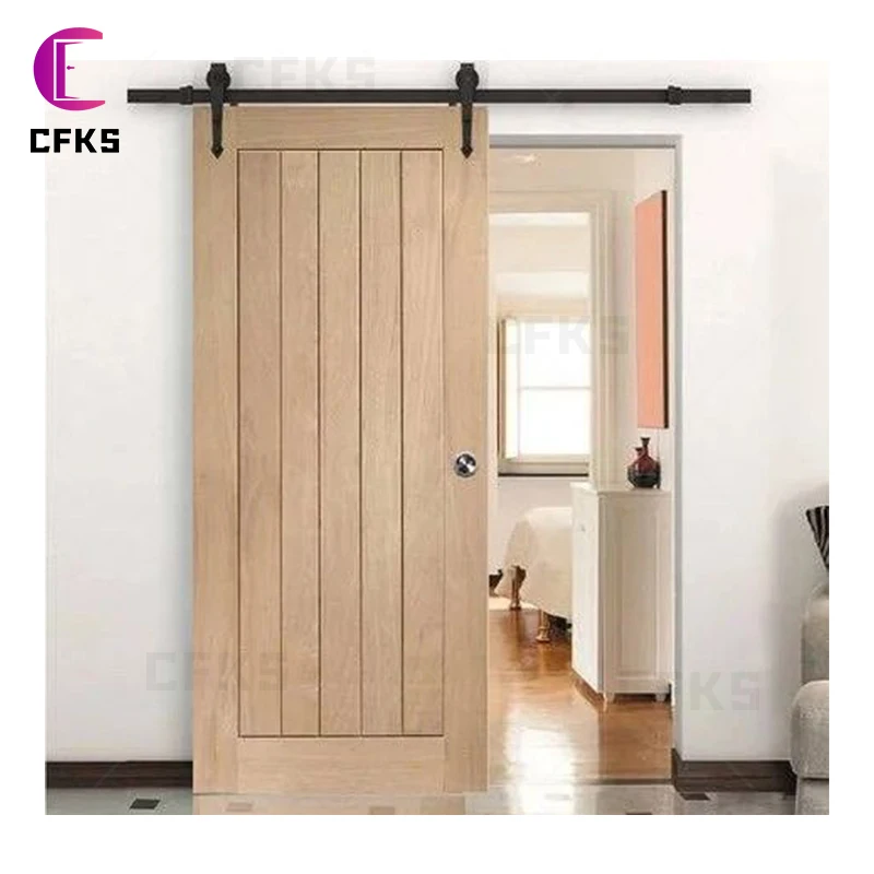 Luxury Oak Door Customize Design Texture Panels  Modern Beautiful Residential  Solid Wooden Doors For House Dining room