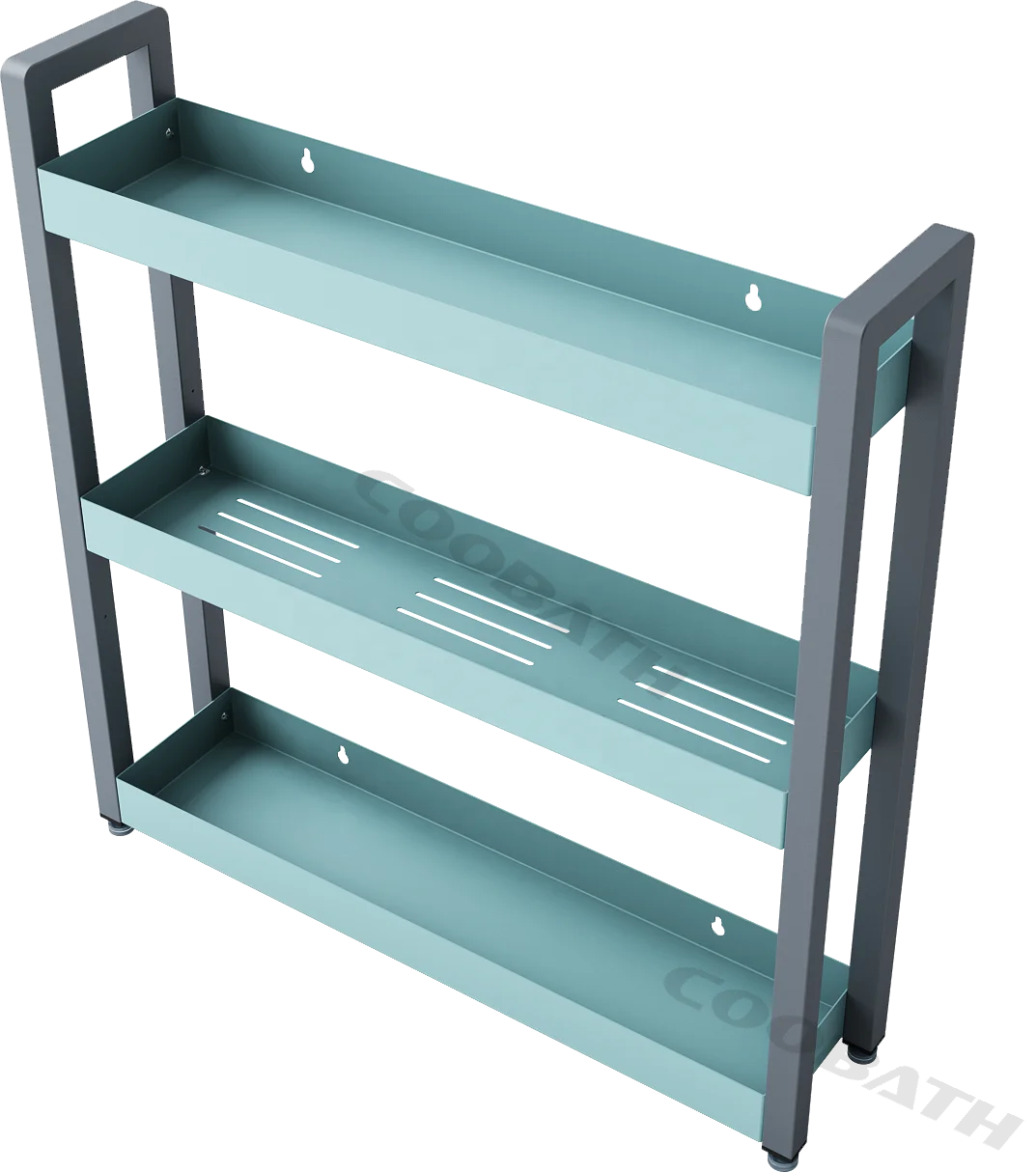Home new design storage rack kitchen display rack shelf with wheels kitchen organizer shelf