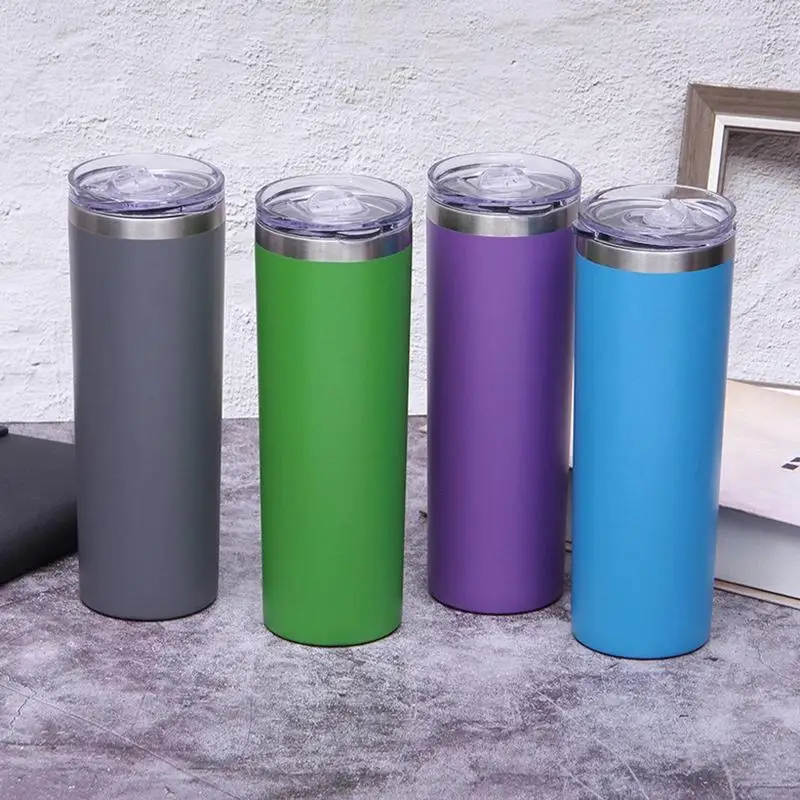 Sustainable Trends Bpa Free 304 Double Wall Slim Stainless Steel Tumbler In Bulk