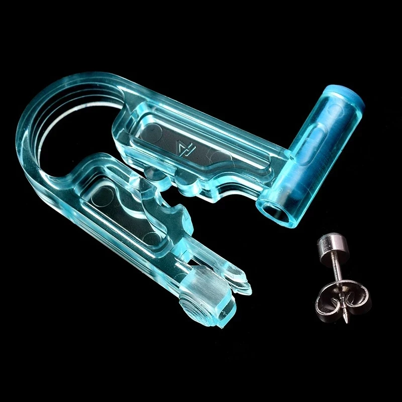  Portable Disposable Safety Ear Piercing Gun Painless Non-bleeding Bacteria-free Hygienic With Stud Convenient