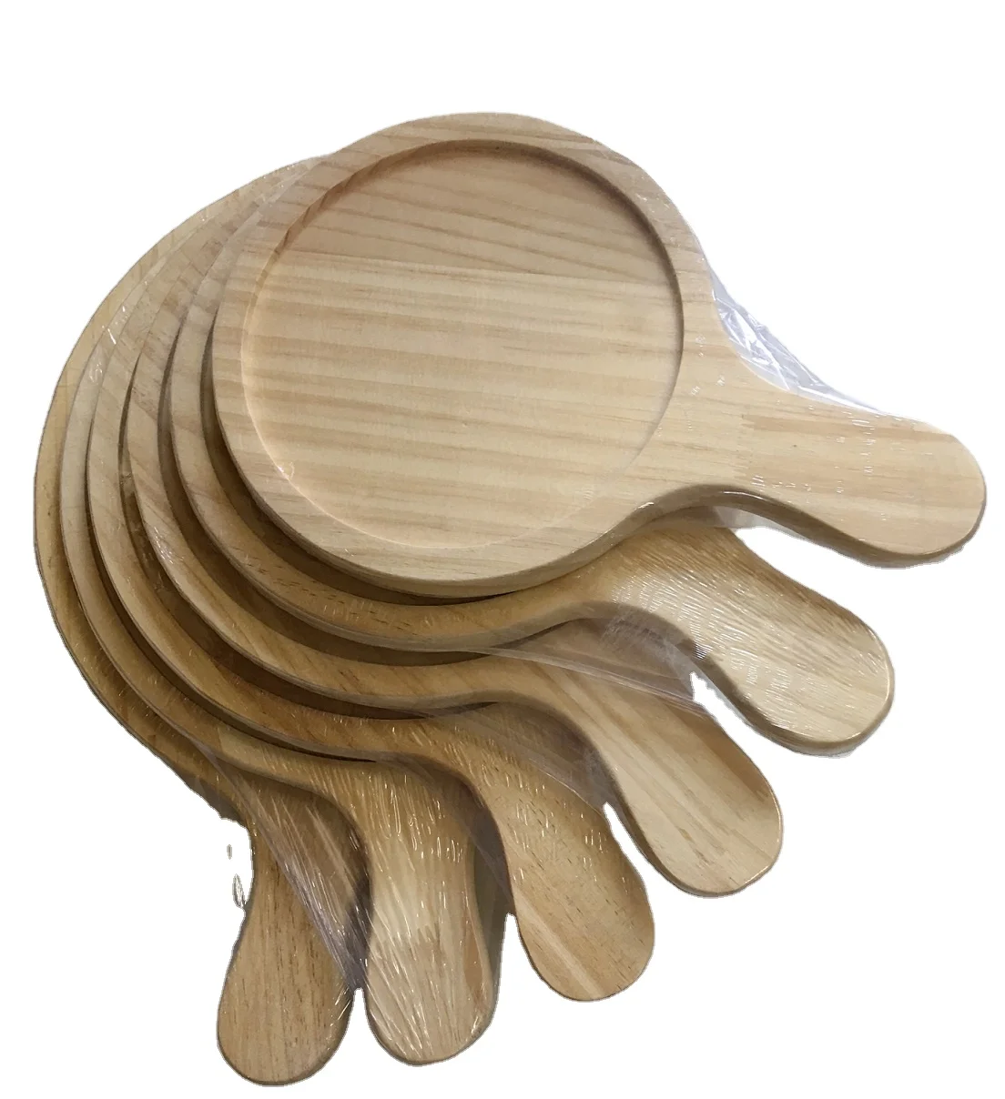 Деревянная доска для пиццы из сосны по оптовой цене, разделочная доска для сыра с ручкой