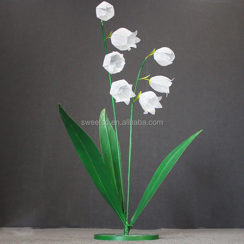 2019 latest wedding white iron flower stand for event decoration, hotel arrangement and home ornament