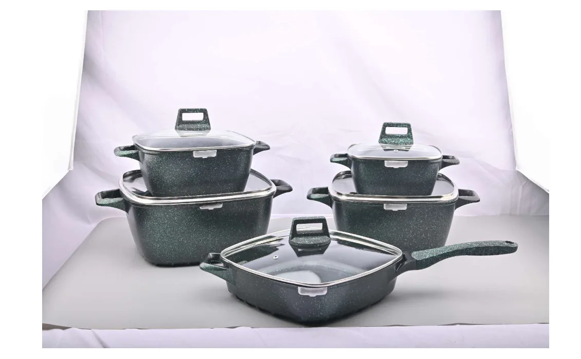 25  pcs sets  of wok non-stick set of medical stone set of aluminium  set of kit