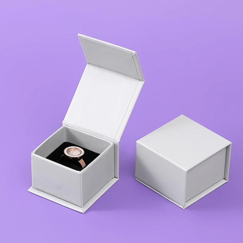 For Sale A4 Deep magnetic box small magnetic watch jewelry paper box packaging with lid