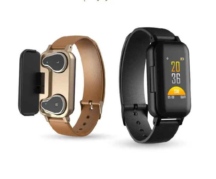 New TWS Wireless Headphones and Sports Fitness Activity Heart Rate Tracker Blood Pressure Devices