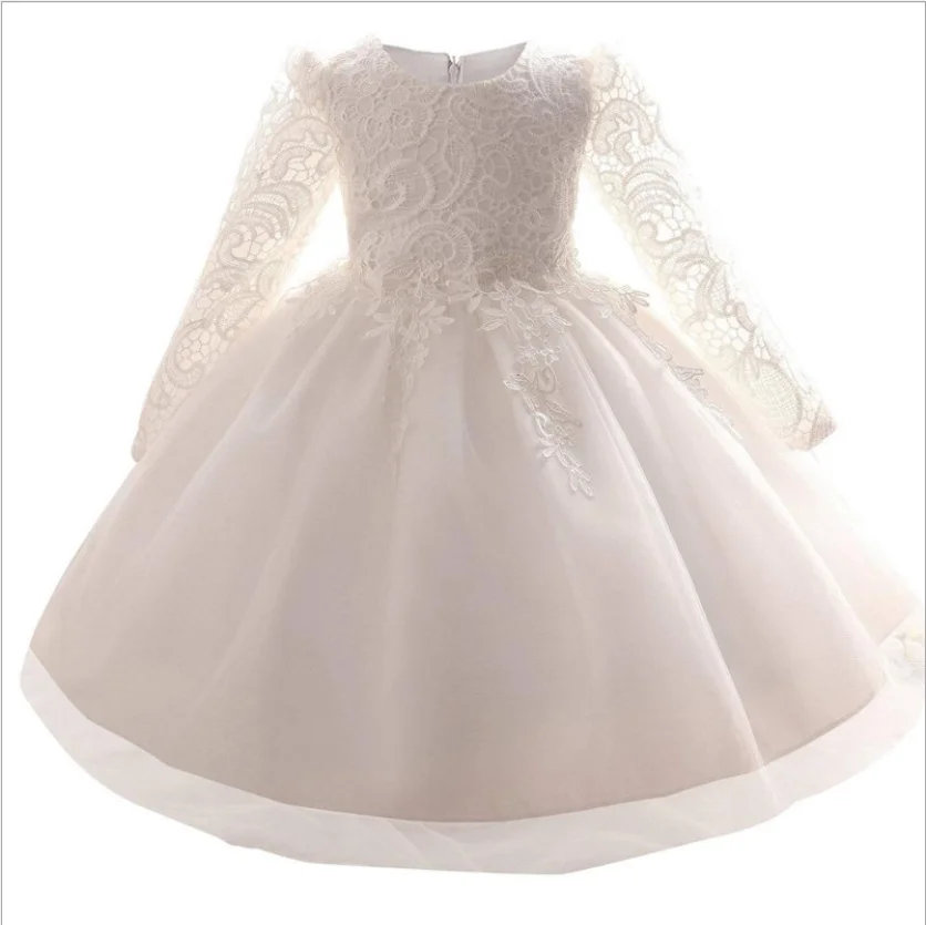 
Princess Kids Baby Dress For Girls Fancy Wedding Dress Party Birthday Baptism Dress 