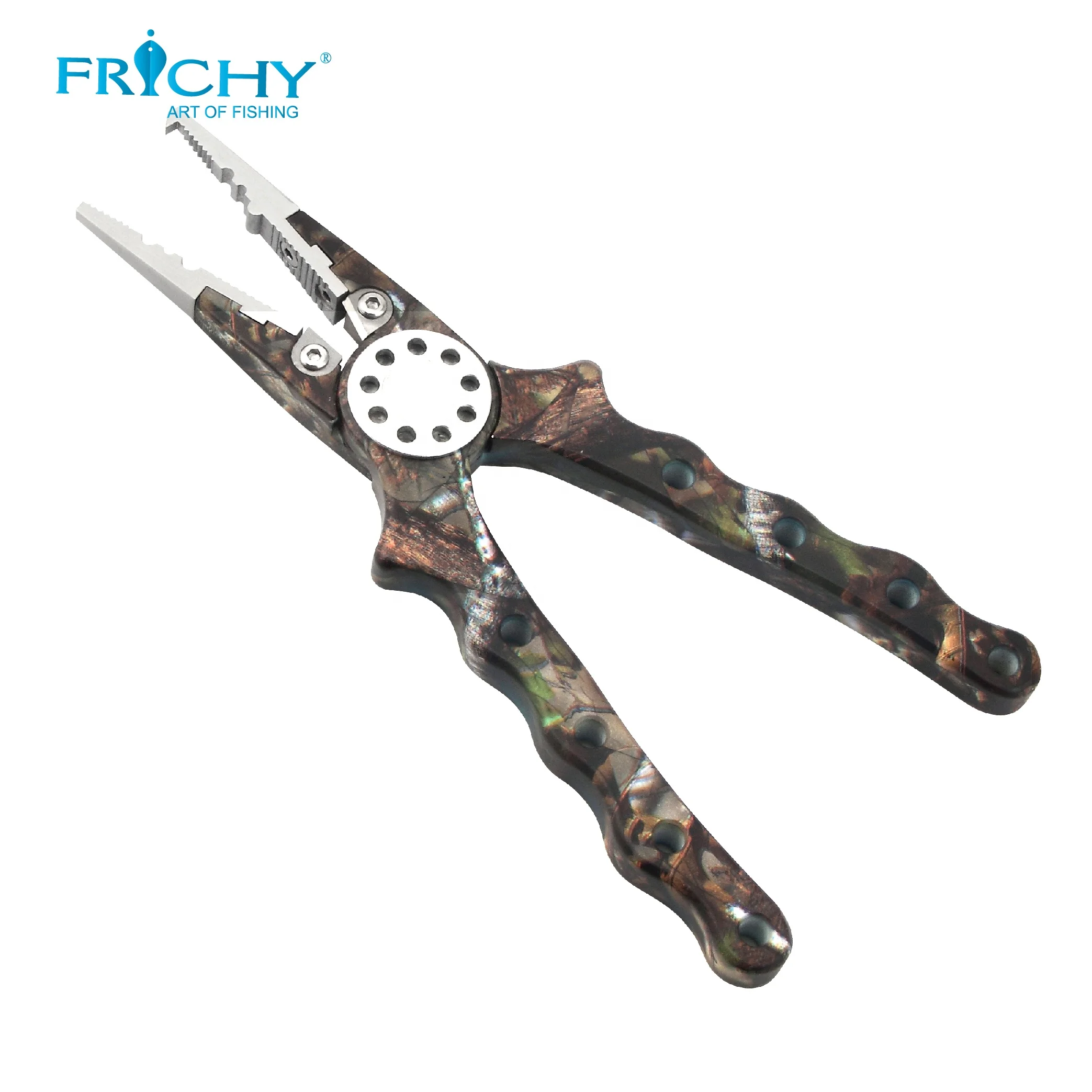 X12 Clamp Solid Multi-Purpose Outdoor Optional Color Aluminum Fishing Pliers Fishing Tool Custom Logo Saltwater Fishing Plier