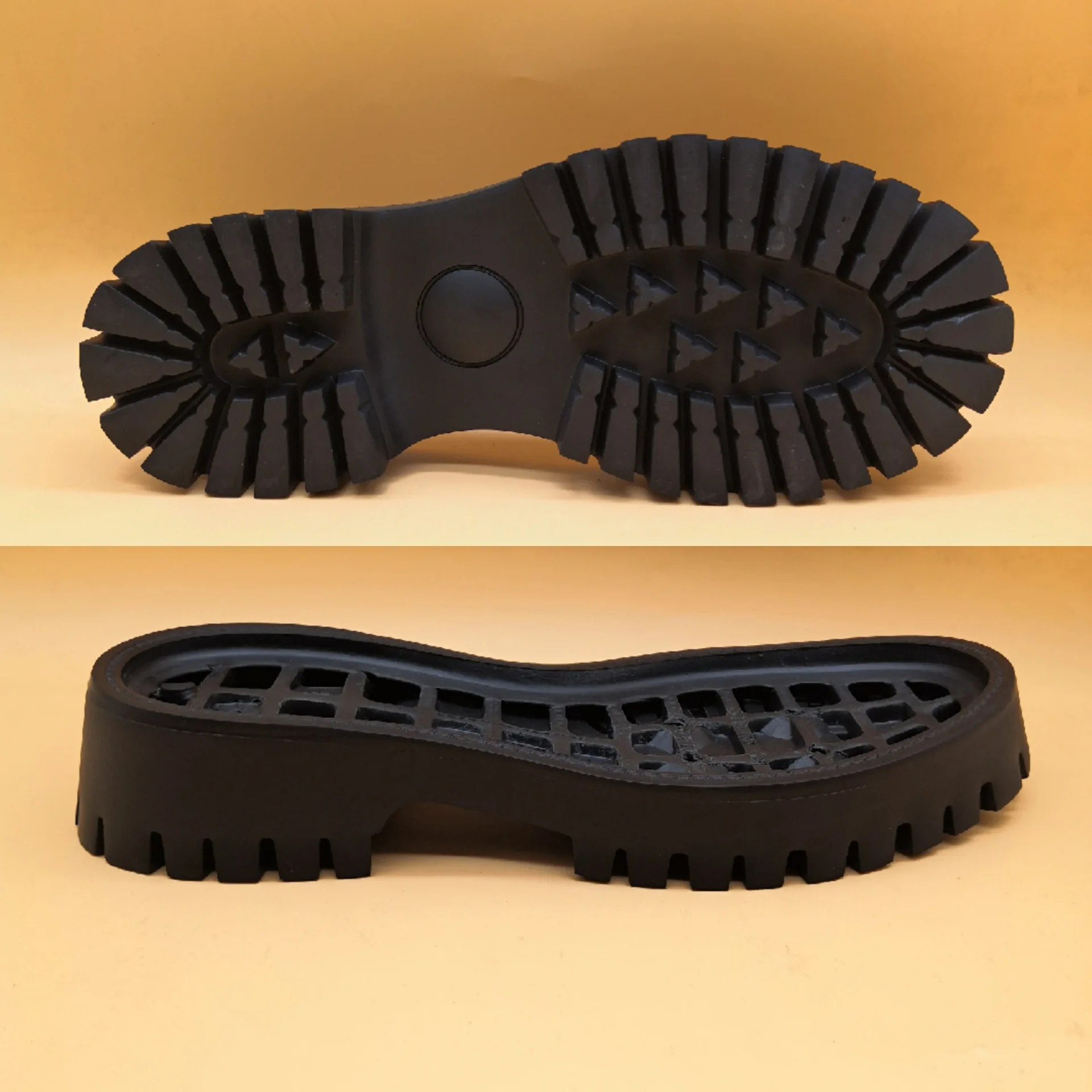 Fashion Woman Boots Black Sole  height Increasing Shoes outsole