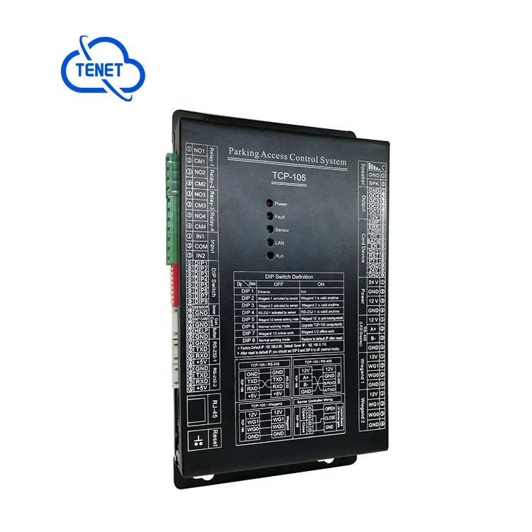 Tenet Integrated Access & Barrier Gate Control Parking Management System Controller Efficient Parking Equipment
