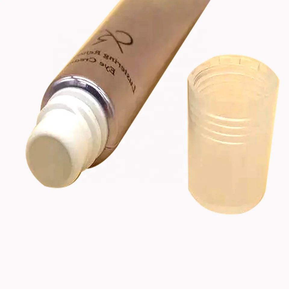 Luxury Cosmetic Empty Plastic 10-15ml Small Tube For Eye Cream Essence Tube 10-15ml Metal Roll Packaging