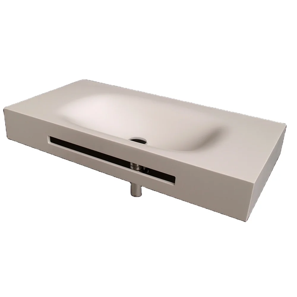 Высококачественная акриловая раковина для ванной комнаты Искусственная Твердая каменная