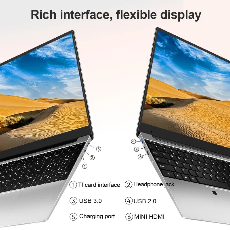 Quad-core Computer 8gb Ddr 256gb 512gb Ssd 15.6 Inch Netbook Intel Notebooks Laptop