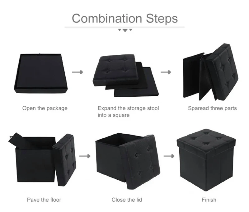 Горячая распродажа! Тканевый складной оттоманский диван для хранения