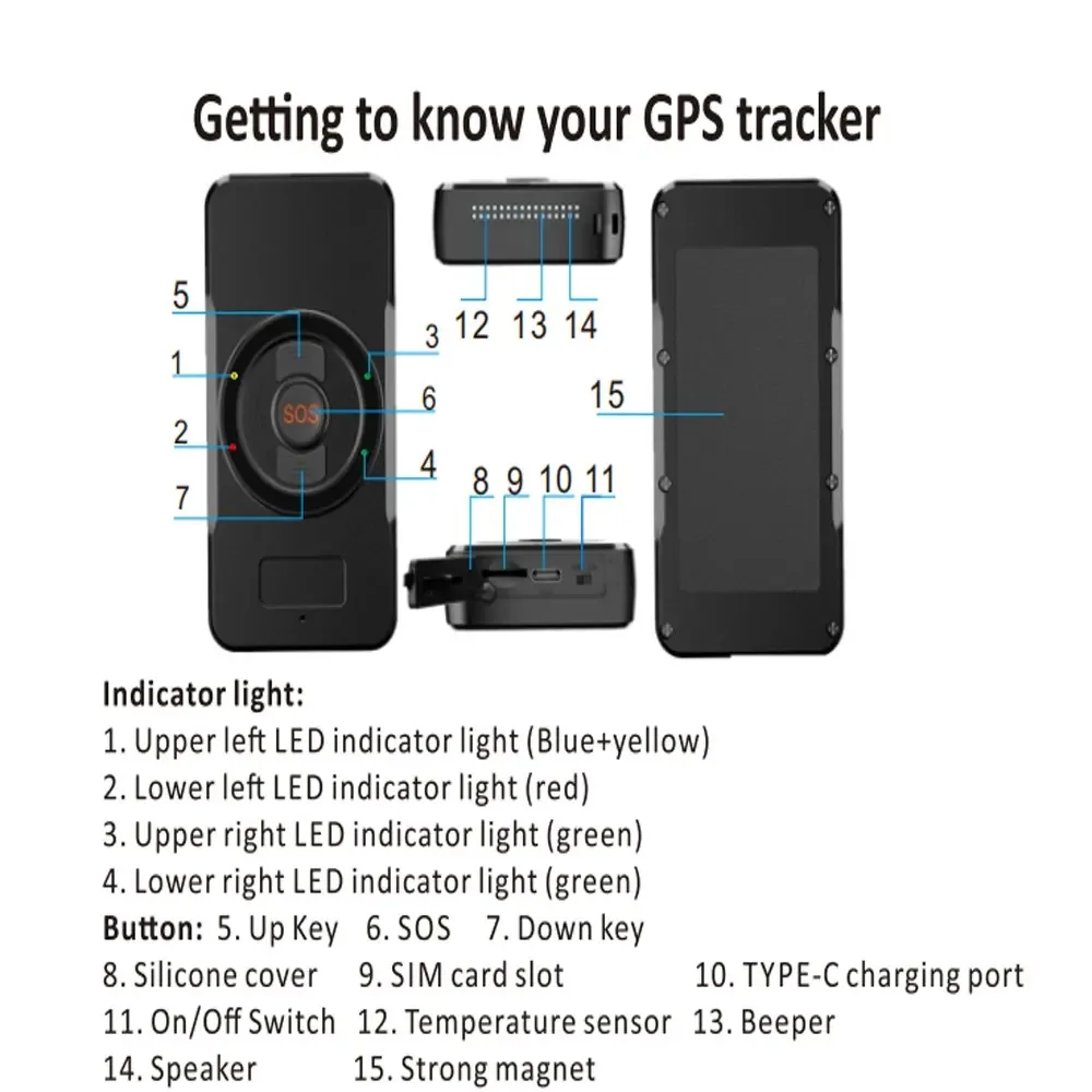 WINNES TK S2 5000 мАч с сильным магнитом и SOS Gps трекер Бесплатный ПК приложение онлайн отслеживание в режиме реального времени для транспортных средств автомобиль грузовик