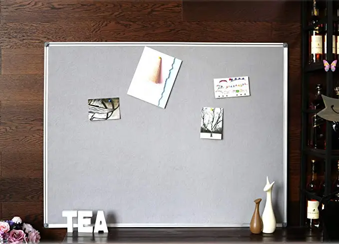 GBB-005 180*90cm aluminum frame felt bulletin boards movable bulletin boards