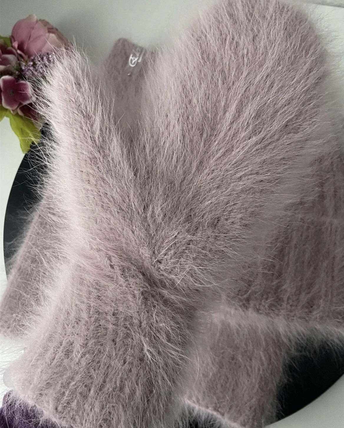 Russian popular 80%angora 20%nylon blend yarn 16/2Nm wholesale 45 colors in stock long hair for knitting and hand knitting