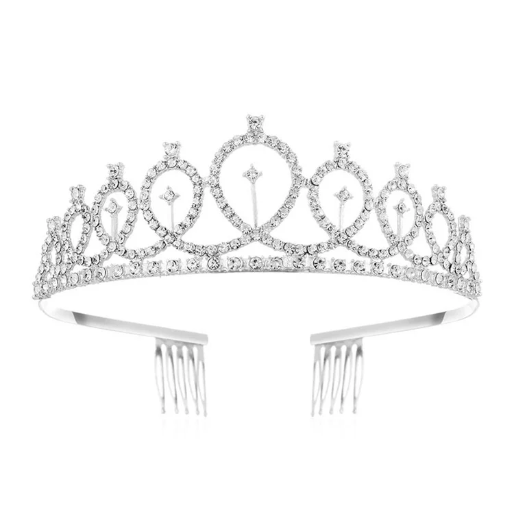 Wholesale Luxury Princess Bridal, Tiaras Wedding Hair Accessories Birthday Girl Gift Headband/