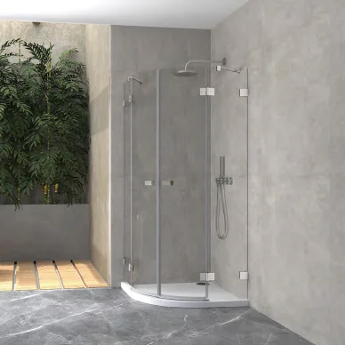 PARTNER Modern design bathroom shower enclosure 6/8mm glass doors sliding tempered glass shower cabin walk in bath enclosure