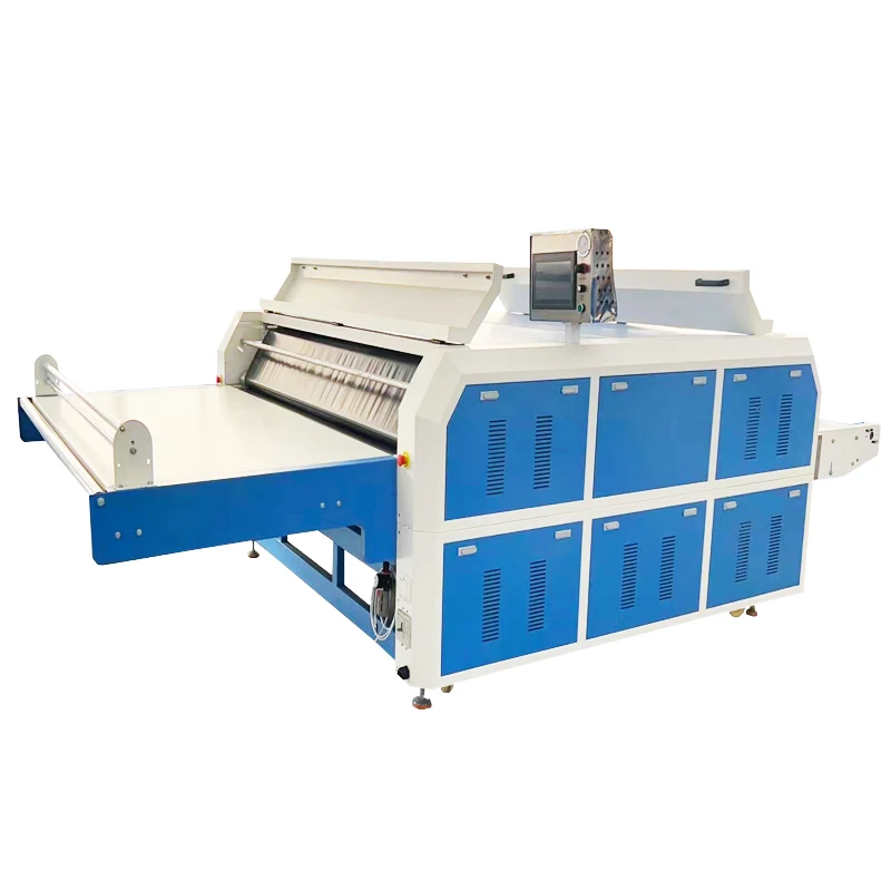 Fusing Machine width 2000mm 15 heating plates Fabric processing in clothing factory Hashima same model heat press transfer