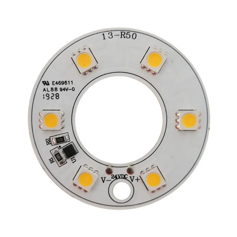 Low Voltage DC 24V 1.5W Round Aluminium SMD Driverless LED Module PCB PCBA for Underwater Swimming Pool LED Light