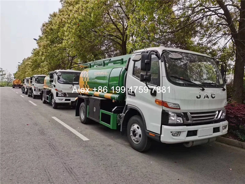 4x2 JAC 5000 литров грузовик танкер