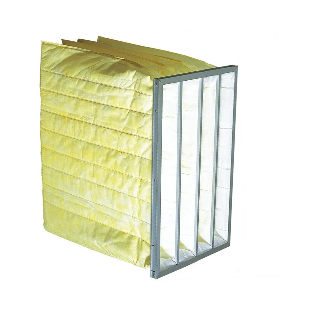 High Performance Big Dust Holding Capacity Synthetic Bag Pocket Filter