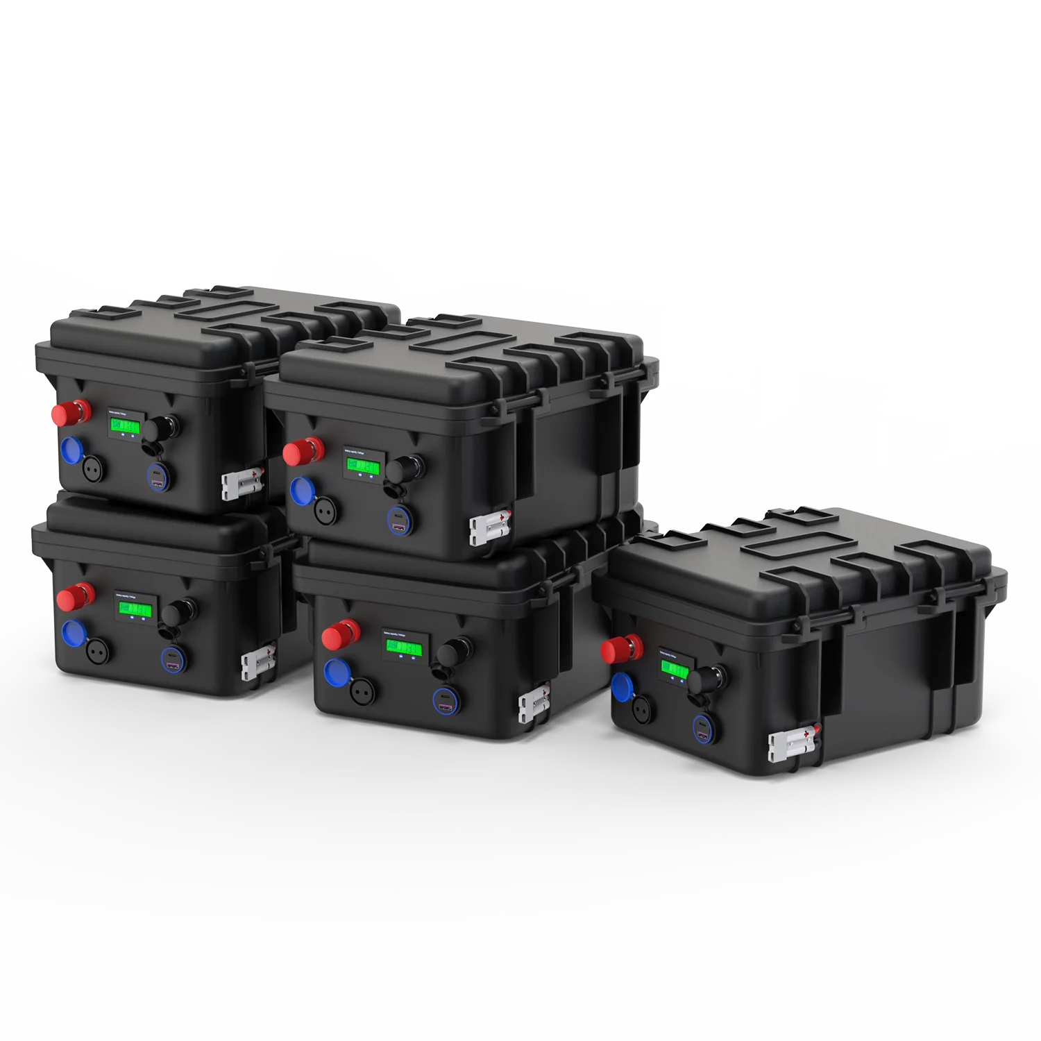 CERRNSS Portable lithium battery 12V 40Ah 80ah 100ah 140ah Waterproof box Lifepo4 battery packs trolling kayak fishing battery