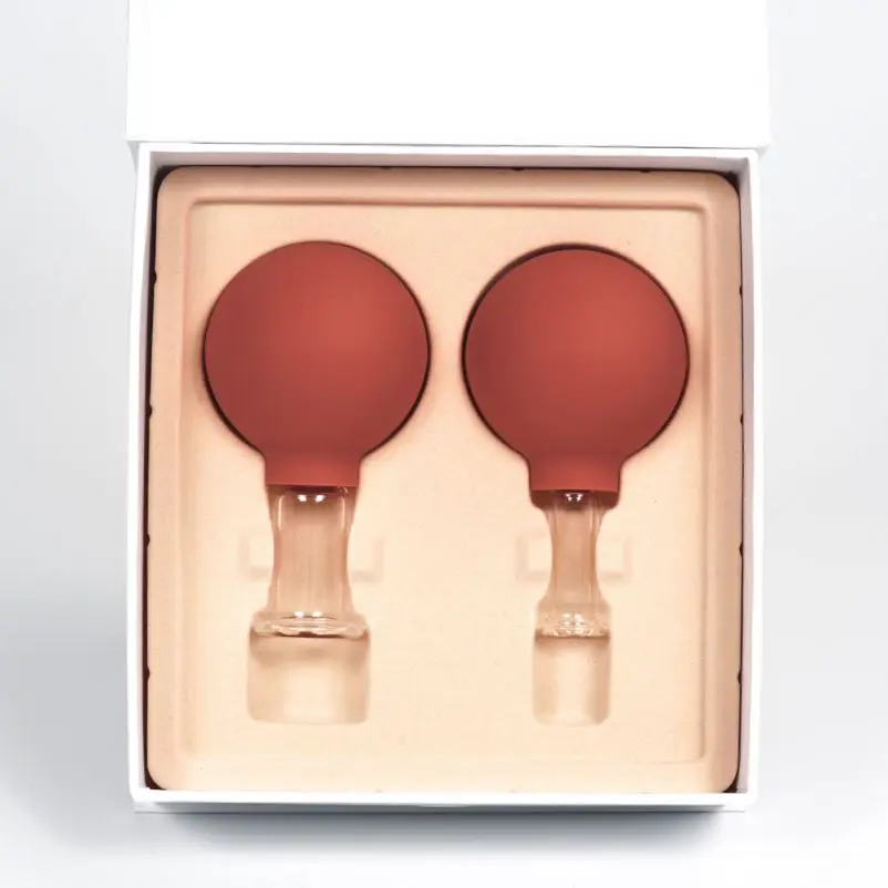 Wholesale Healthy Safety 2 Sizes Anti Cellulite Facial Massage Cupping Set Silicone Cupping Therapy Set