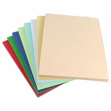 180g 230gsm A4 size textured paper cover paper embossed color board leather grain binding