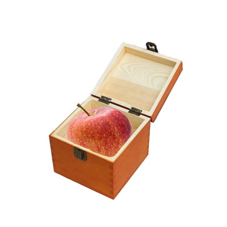 Decorative and custom cheap pine wooden packaging boxes with lid