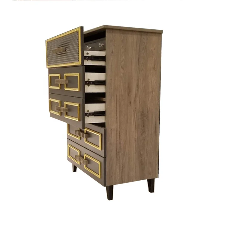 
High quality Home Using 5 Drawers Wood Chest Of Drawers For Bedroom 
