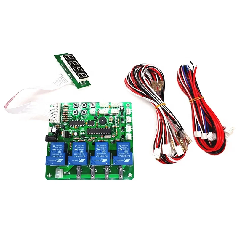 Монетная печатная плата с цифровым таймером 12v control 4 jy21 для стирального массажного кресла