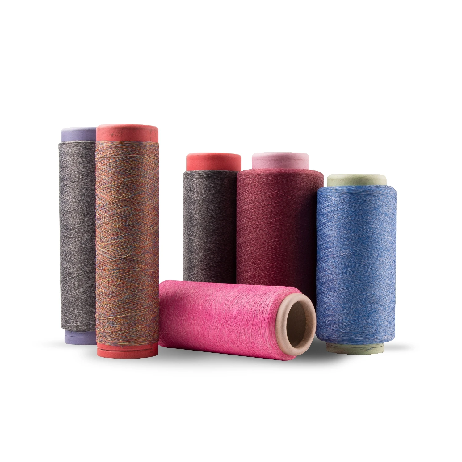 nylon polyester melange AB yarn seamless melange blended yarn for knitting