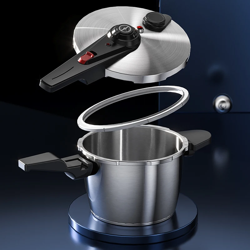 New High Quality Multi-functional Pressure Adjustable Stainless Steel 304 Gas Induction Pressure Cooker