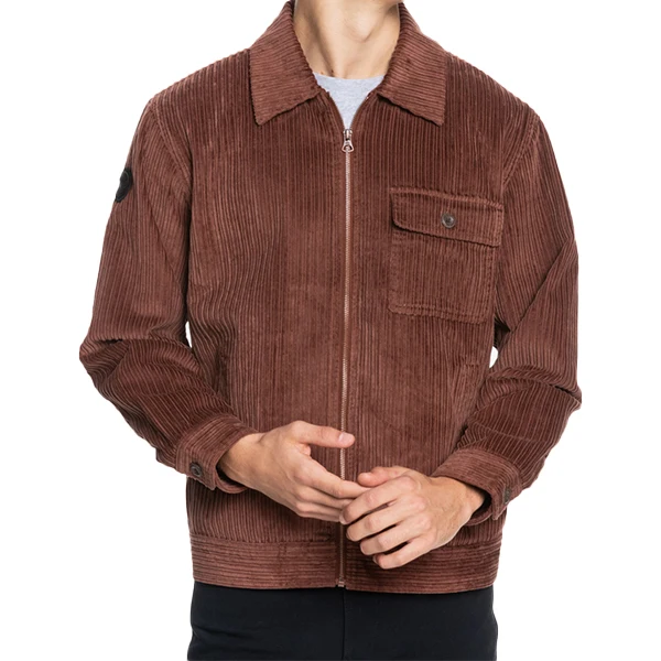 Wholesale Latest Design Button Up Oem Custom Corduroy Jacket Men