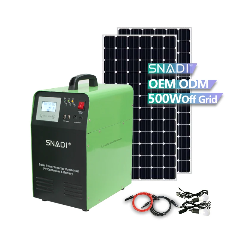 All In One 500w 55AH Solar Generator Nigeria Zimbabwe Lebanon Solar Energy System