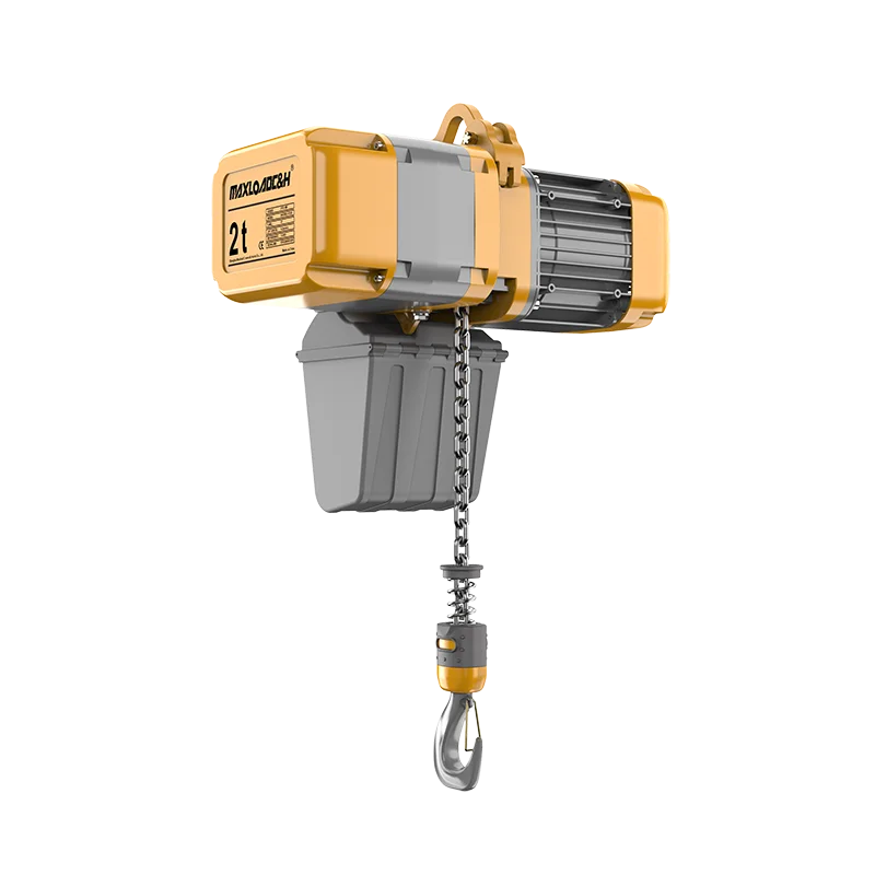 Chain G80 Dual speed electric hoist with hook fixed  5000kg  CE certification electric hoist with good prices hook