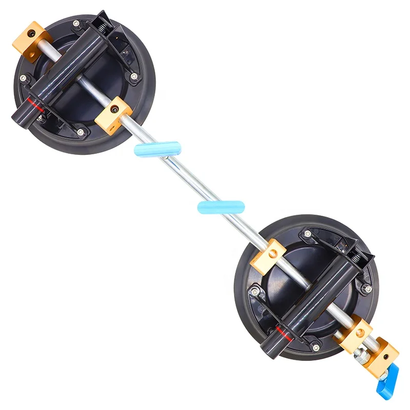 Stone Seam Setter Manual Rubber Vacuum Leveling Setter for Joint with 8 Inch Suction Cups