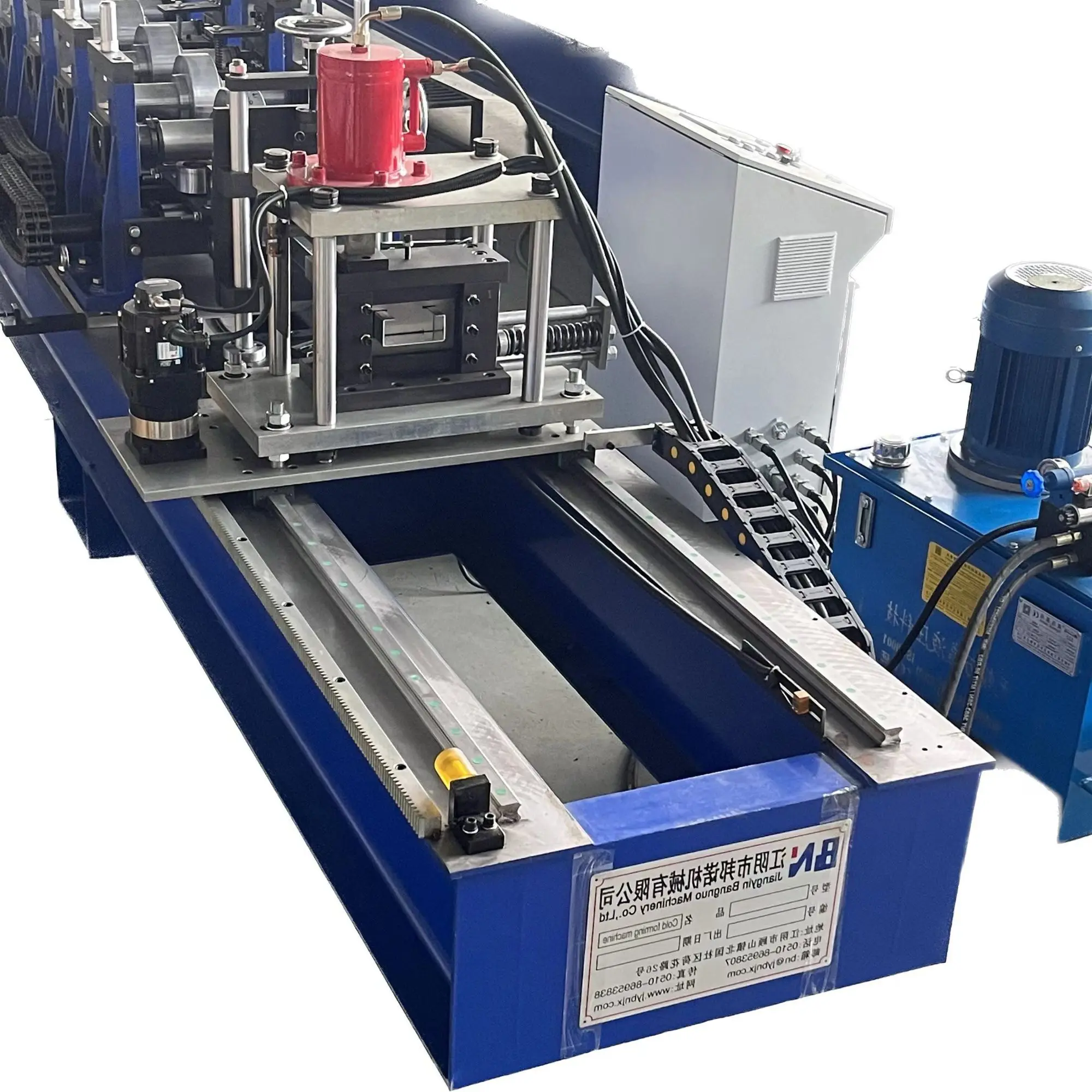 Hot sole Chinese manufacturer Automatic C Purlin Interchange Steel Profile Cold Roll Forming Machine